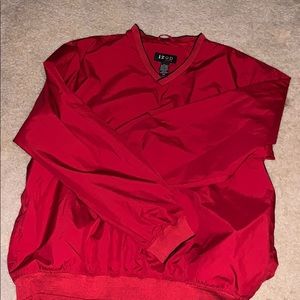 Izod Windbreaker Pull Over Jacket Sz: 2XL